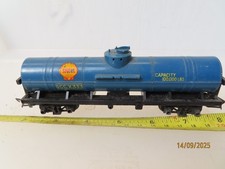 Tri-ang Long SHELL Blue tanker
