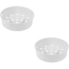  2pcs Steamer Basket Thicken Steamer Container Multi-function Household Cooker