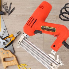 AC Electric Nail Gun 2200W Straight Nail Gun Stapler Nailer Carpentry Tools✈