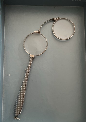 Antique niello lorgnette - antique,