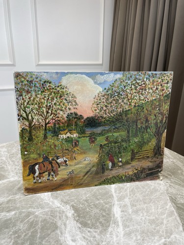 Original oil painting - oil, rural