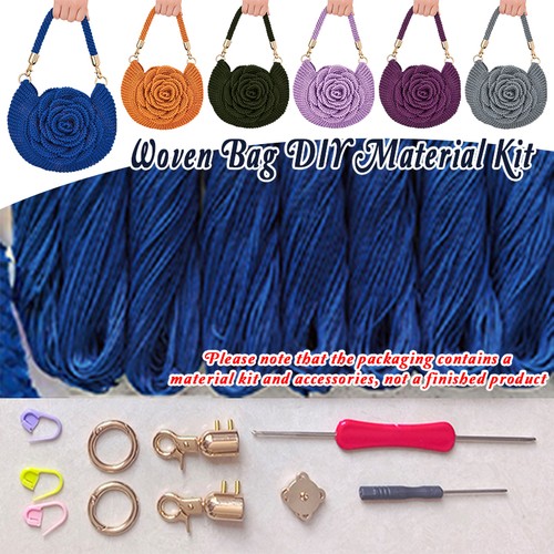 Rose crochet bag diy kit - crochet,