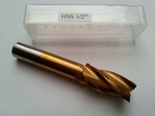 4 flute End Mill TiN coated -