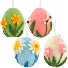 Large felt hanging easter tree - felt,