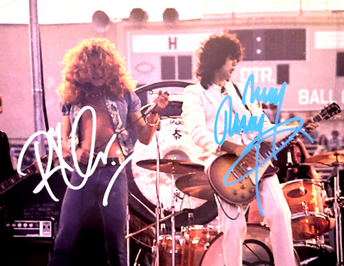 Led zeppelin band signed - zeppelin,
