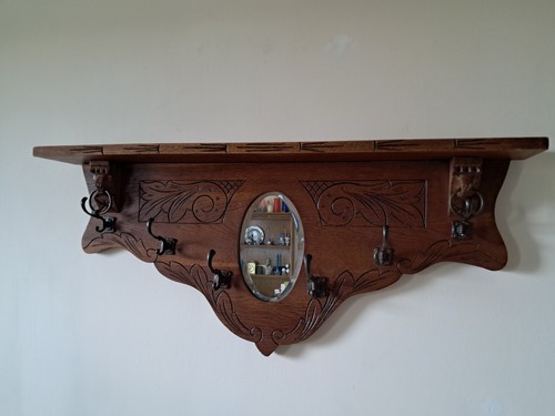 Wall mounted hat and coat - wall,