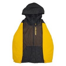 VOLCOM Boys Ski Jacket Brown