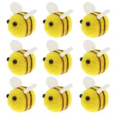 20x Wool Felt Bumble Bee Craft