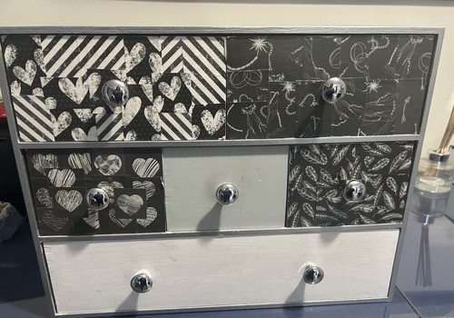Ikea moppe mini wooden chest - moppe,