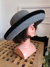 Vintage Grey Wool & Black