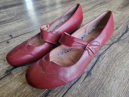 Womens red leather hotter - womens,