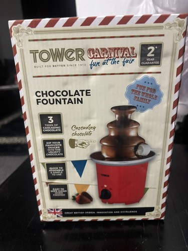 Chocolate fountain tower - chocolate, fountain.