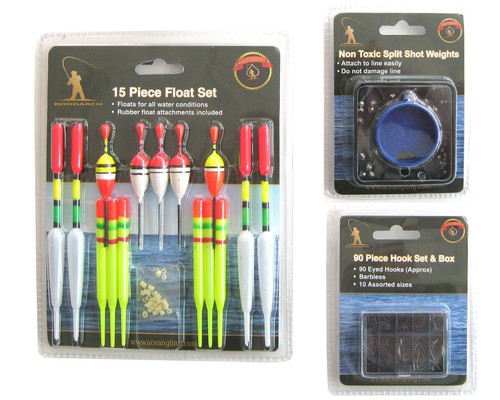 Fishing tackle set including - fishing,