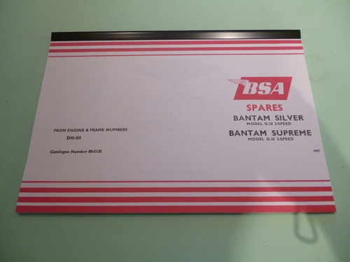 Bsa bantam d10 silver - bsa, supreme