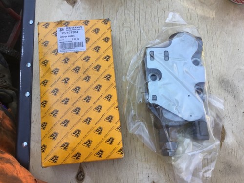 Jcb teletruk valve block - block, inlet