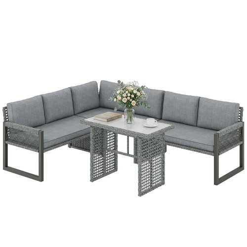 Outsunny piece rattan - outsunny,