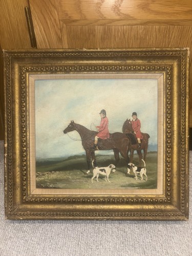 Original oil painting - original, hunting