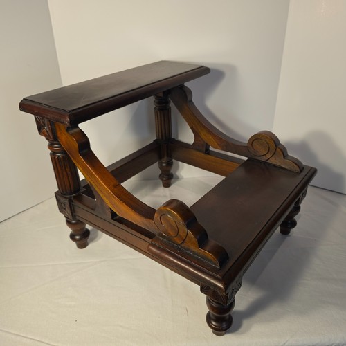 Vintage style wood library - vintage,