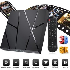 H96 Android 14.0 TV Box 4GB