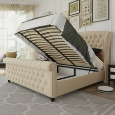 New Tulip Wing Sleigh Bed