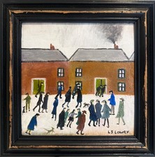 L.S. Lowry - Original oil