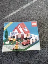 lego vintage 6374 vintage town  holiday  home with box and instructions booklet