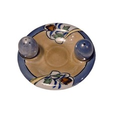 Vintage Klimax Handpainted Lusterware Irridescent Salt Pepper Shakers Japan