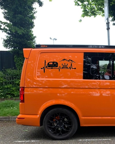 Camper van sticker - sticker, viking