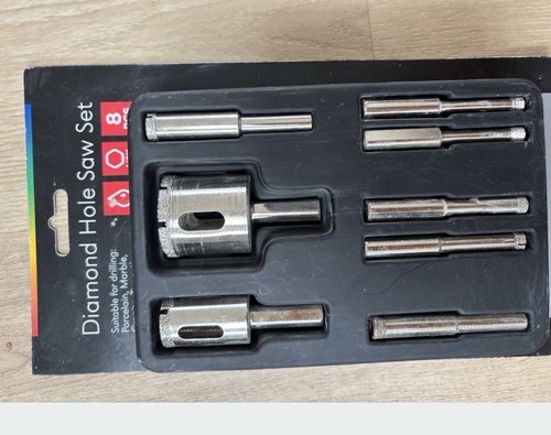 Diamond tile hole cutting kit - hole,