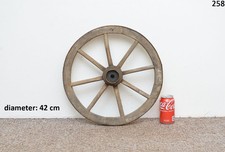 Vintage old wooden cart wagon