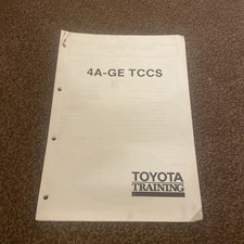 Toyota Computer Controlled System TCCS 4A-GE 4AGE Training Manual Booklet 1983