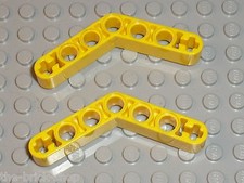 LEGO technic yellow liftarm bent ref 32348 / Set 8265 8455 8069 8270 7632 8453..