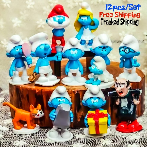 Smurfs cake toppers - smurfs,