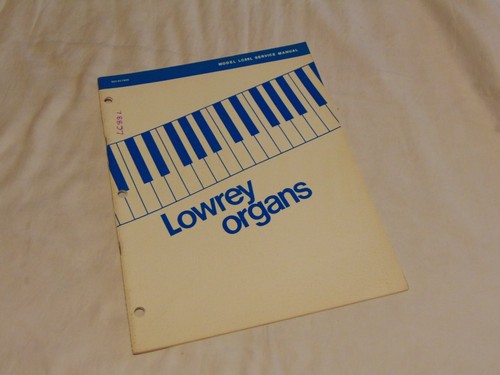 Lowrey organ lc88l - organ, service