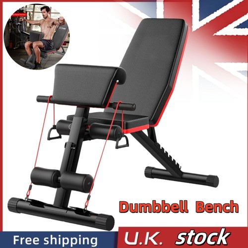 Foldable dumbbell weight bench - foldable,