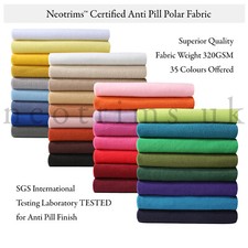 Polar Fleece Anti Pill Fabric Material,Apparel,Garments,Blankets,Washable,35Cols