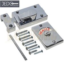 Indicator Bolt Vacant Engaged Bathroom WC Toilet Door Lock Satin Chrome Polished