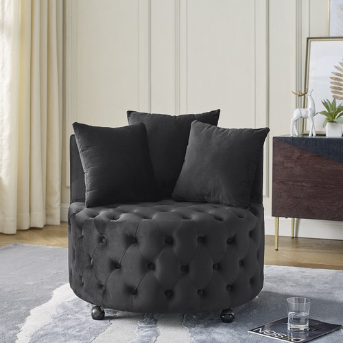 Velvet swivel chair button - swivel, chair,button