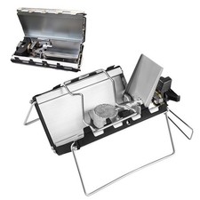 Portable Camping Cassette Stove Folding Gas Stove Picnic Windproof Gas Burner