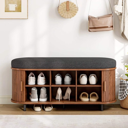 Inch shoe storage bench - 43.3,