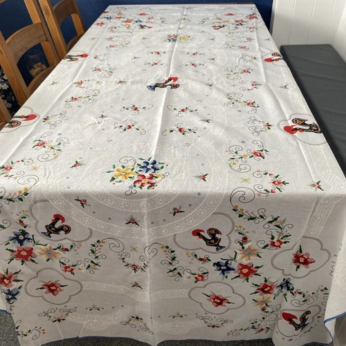 Vintage portugal tablecloth - vintage,