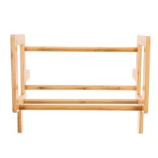 Bamboo  Book Rack Reading Book Holder Kitchen Recipe Stand Desktop Book Rack
