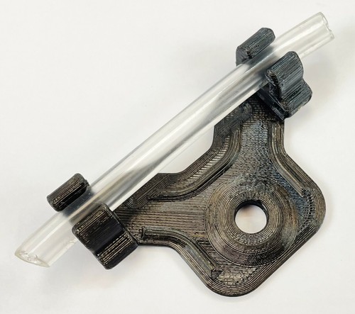 Black kart fuel - line, support