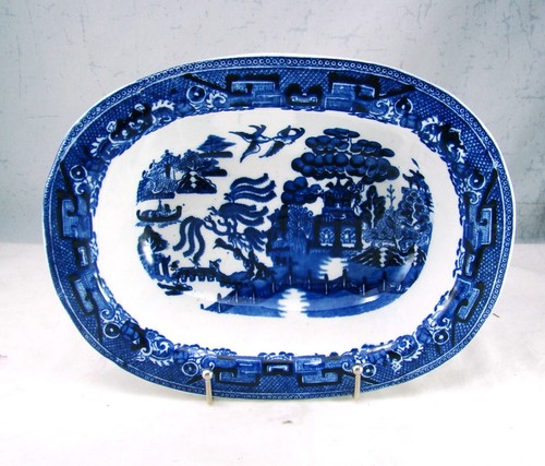Newport pottery flow blue - newport,