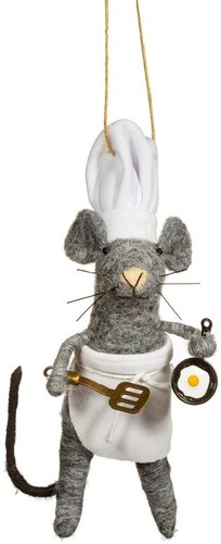 Sass belle felt mouse chef - &,