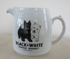 Black and White Whisky Water Jug HCW