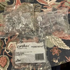 Corolux 3" Corrugated PVC Sheet Super Fixings for Aerial Roofing (x30)
