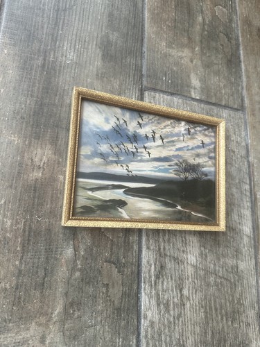 Gold frame peter scott - frame,