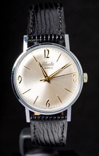 Atlantic silver sunburst dial - atlantic,
