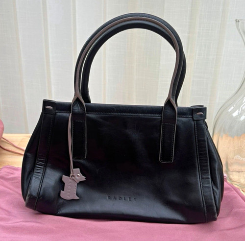 Radley black leather medium - leather,